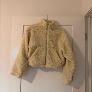 Nike Cream Sherpa Fleece Jacket